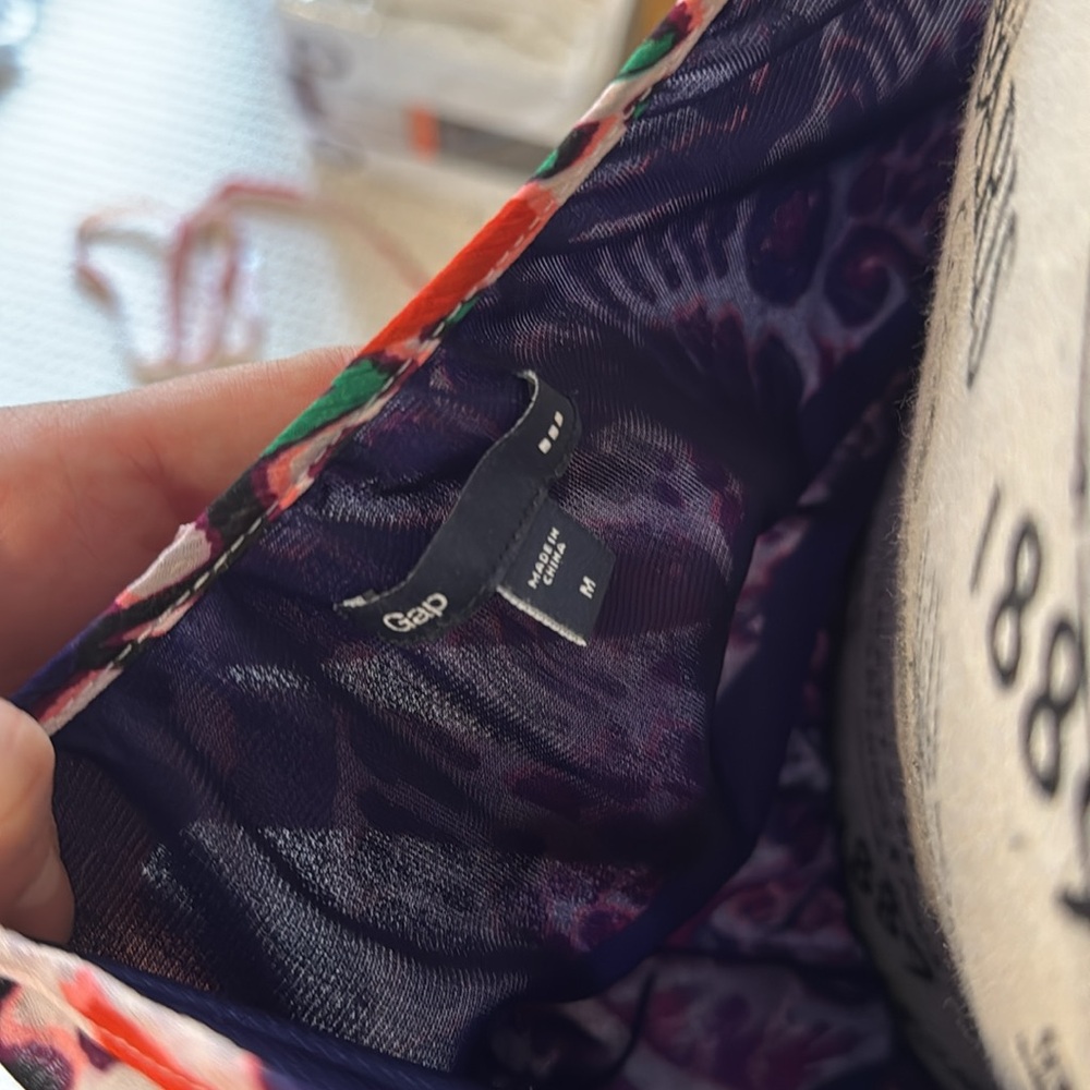 Printed Mini Dress with Elastic Waist - Picture 5 of 5